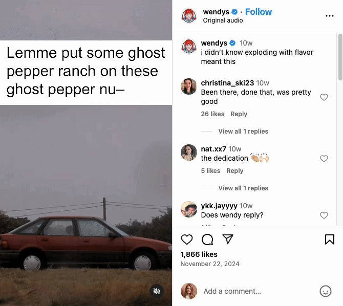 instagram trends brand values meme example