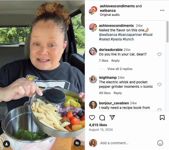 instagram trends trending collab example banza