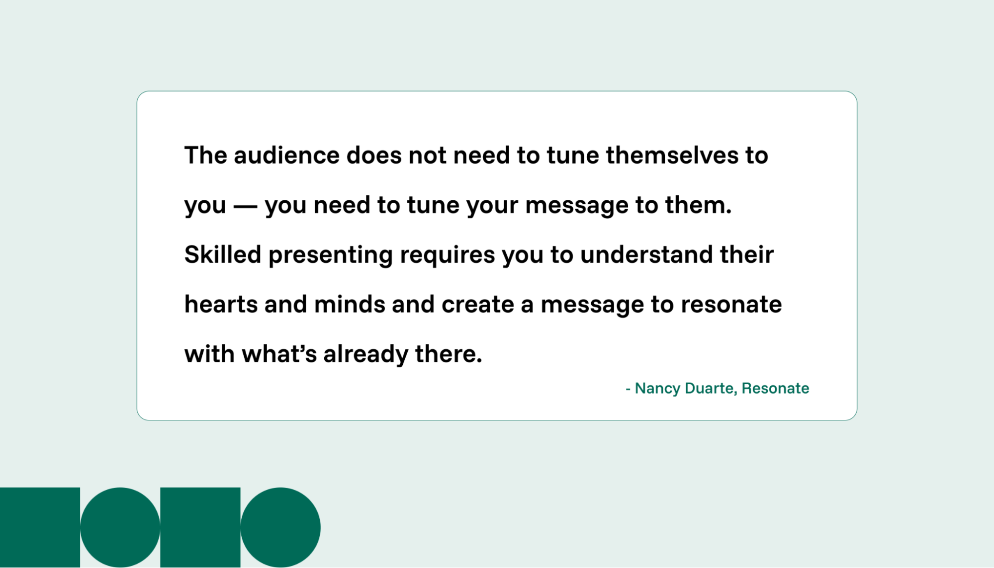 A quote on a blank background